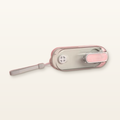 Pink PawTec Foldable Travel Water Bottle with strap