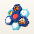 PawTec Interactive Treat Puzzle, 2-layer version, with treats in open compartments